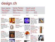 Tablet Screenshot of design.ch