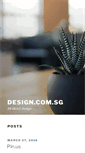 Mobile Screenshot of design.com.sg